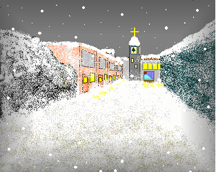 雪の降る街を（イラスト： kiyosi kobayasi さん)